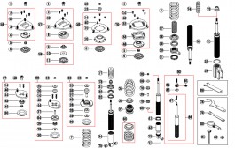 Coupelles & Pièces Détachées pour Combinés Filetés D2 Racing